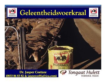 Dr. Jasper Coetzee: Geleentheidsvoerkraal - Voermol