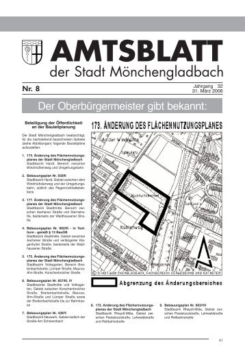 Amtsblatt 8 - Stadt MÃ¶nchengladbach