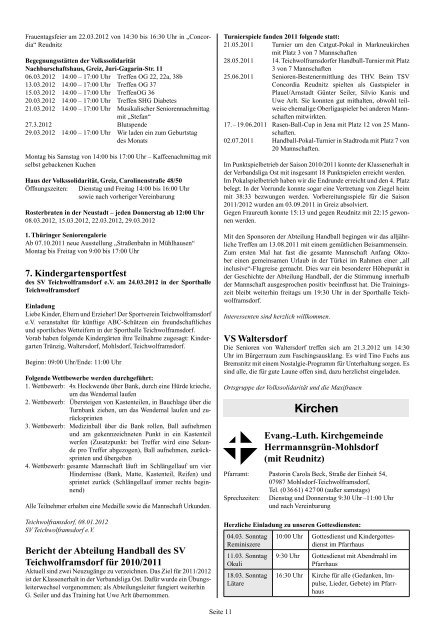 Amtsblatt - Mohlsdorf-Teichwolframsdorf