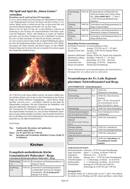 Amtsblatt - Mohlsdorf-Teichwolframsdorf