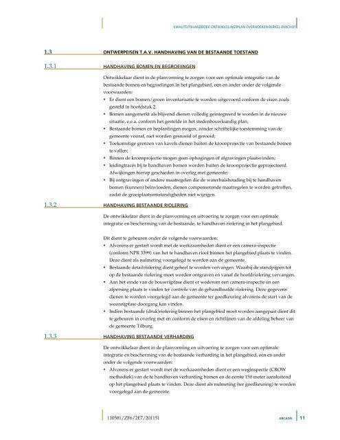 ontwerp-exploitatieplan koningsoord - toelichting en voorschriften