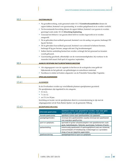 ontwerp-exploitatieplan koningsoord - toelichting en voorschriften