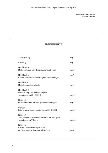 ontwerp-exploitatieplan koningsoord - toelichting en voorschriften