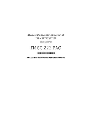 FMSG 222 PAC