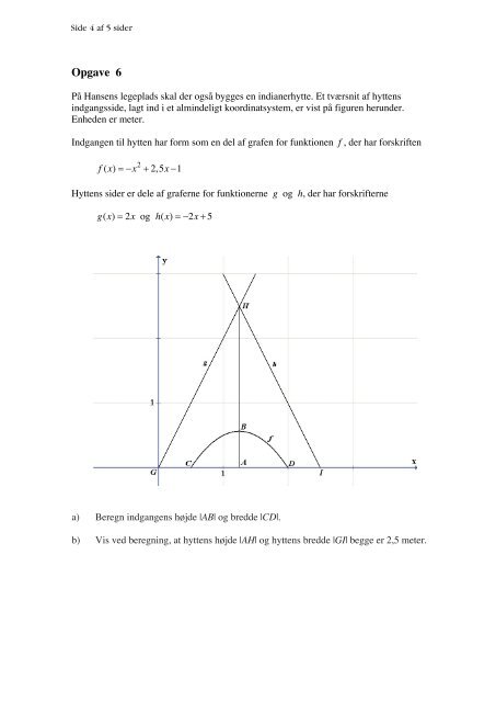 Matematik B, hhx, den 20. december 2007 (pdf)