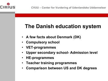 Denmark - Educational System