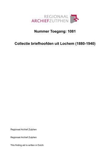 pdf (120,76 kb) - Regionaal Archief Zutphen
