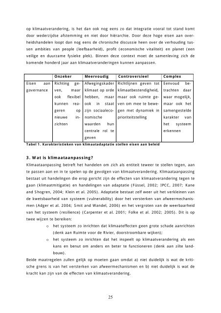 Rapport Deelstudie 1 Afwegingskader water ... - Leven met Water