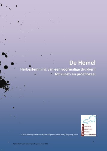 historie van Drukkerij Harte - Stichting Industrieel Erfgoed Bergen op ...