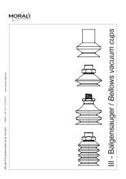 bellows cups - Morali Produktionstechnik GmbH