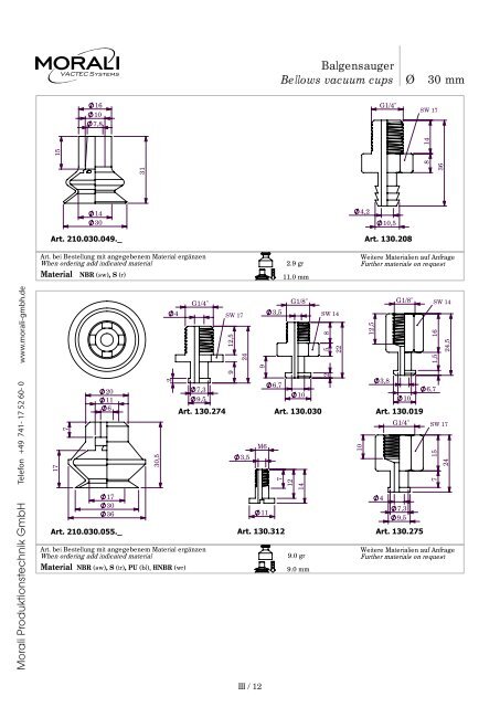 bellows cups