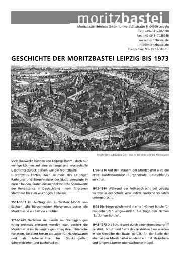 Geschichte (PDF) - Moritzbastei