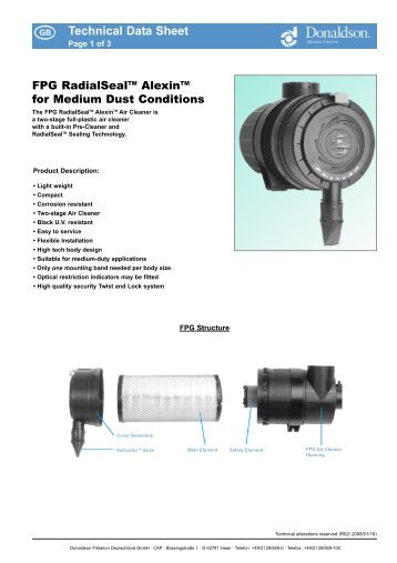 FPG Alexin Air Cleaner