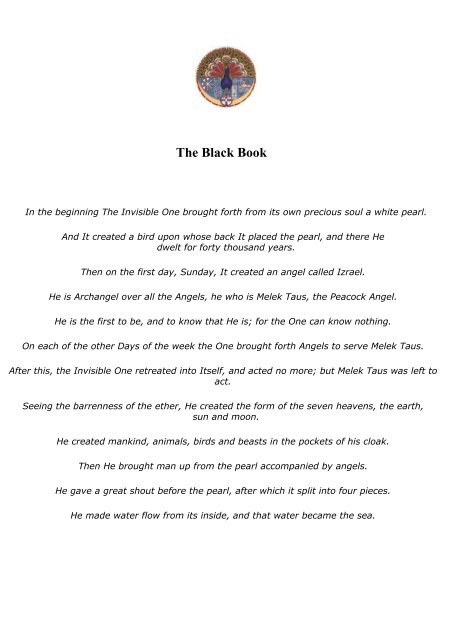 THE BLACK BOOK Meshaf i Resh