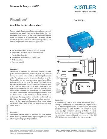 Data sheet, Type 5127B... - Helmar