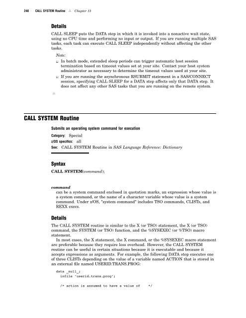 SAS(R) 9.1.3 Companion for z/OS