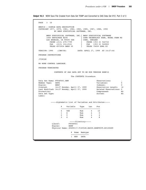 SAS(R) 9.1.3 Companion for z/OS