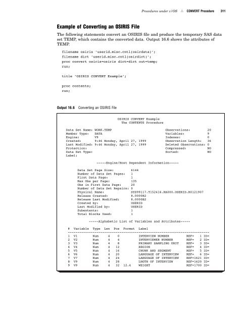 SAS(R) 9.1.3 Companion for z/OS