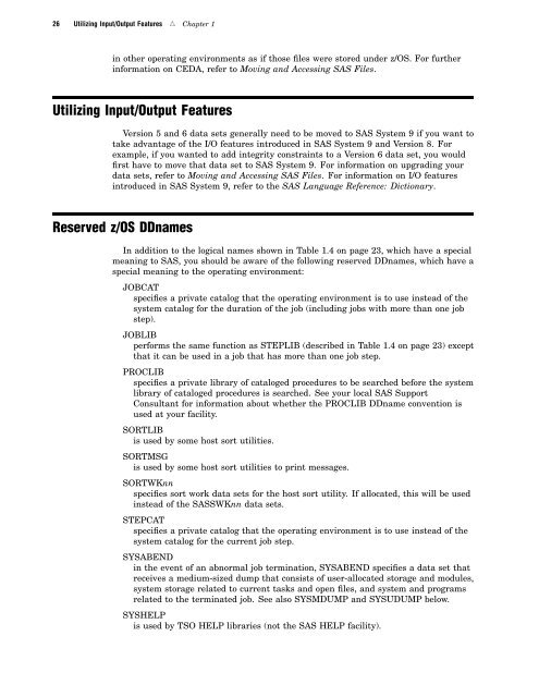 SAS(R) 9.1.3 Companion for z/OS