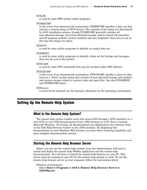 SAS(R) 9.1.3 Companion for z/OS