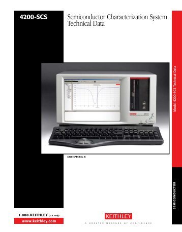 Semiconductor Characterization System Technical Data - Helmar