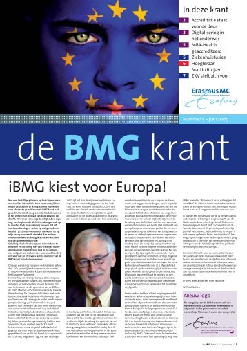 De BMG krant 5 - instituut Beleid & Management Gezondheidszorg ...