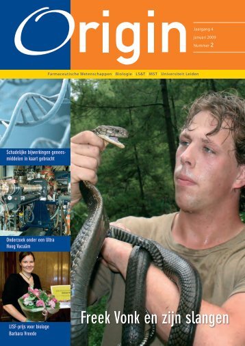 Freek Vonk en zijn slangen - Faculteit der Wiskunde en ...