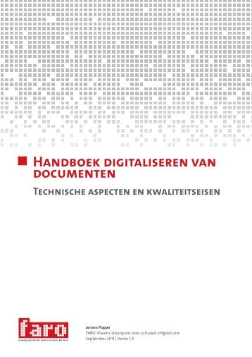 Handboek digitaliseren van documenten - Heemkundige Kring van ...