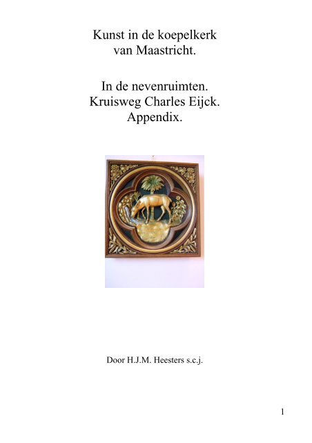 In de nevenruimten. Kruisweg Charles Eijck. Appendix - Koepelkerk ...