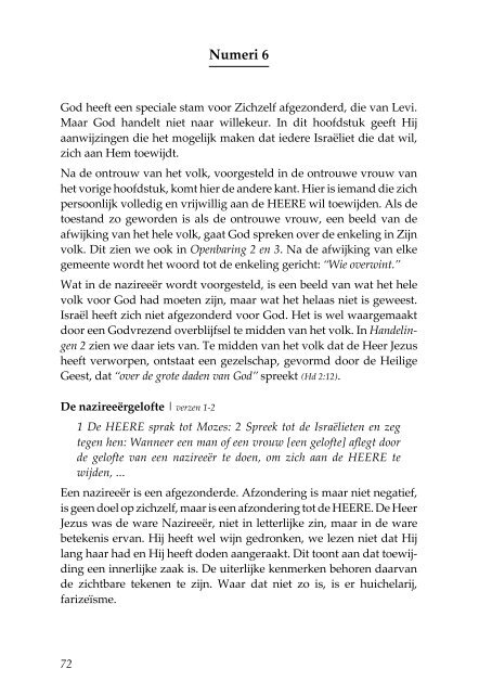 Numeri - Welkom bij Succat Yeshua