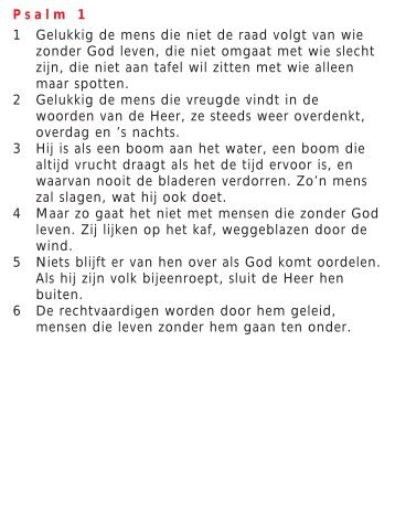 Psalm - St-Johannes.nl