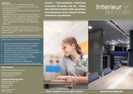 Interieur opleidingen - Zelfstudie of thuisstudie - start dezelfde dag ...