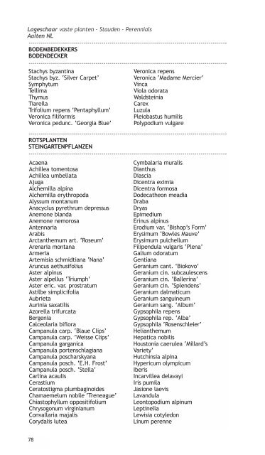 PDF catalogus - Lageschaar Vaste Planten