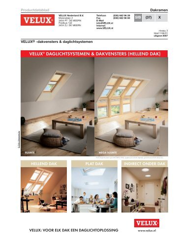 velux® daglichtsystemen & dakvensters (hellend dak) - NBD-online