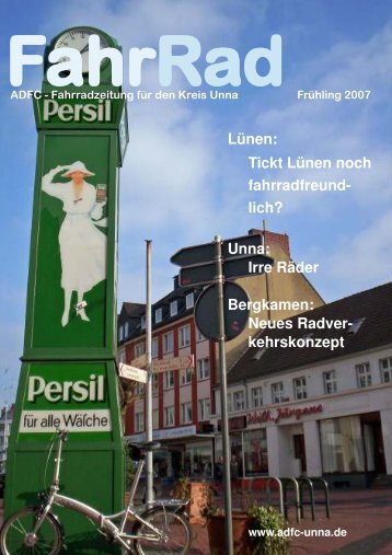 Tickt Lünen noch fahrradfreund- lich? Unna: Irre Räder ... - beim ADFC
