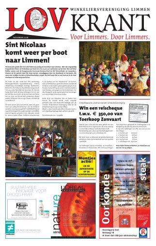 Sint Nicolaas komt weer per boot naar Limmen! - Studio Welgraven