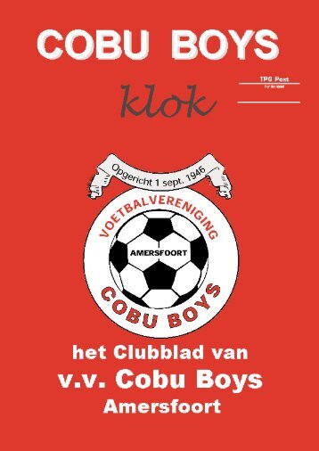 Wedstrijdverslagen - Cobu Boys Amersfoort