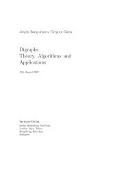 Digraphs Theory, Algorithms and Applications