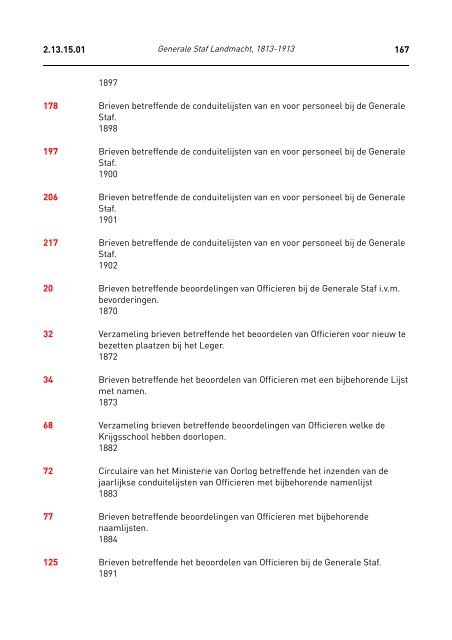 Generale Staf Landmacht, 1813-1913 - Beeldbibliotheek