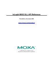 ioLogik MXIO DLL API Reference - Moxa