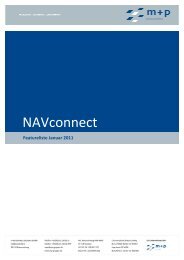 NAVconnect Featureliste - m+p gruppe