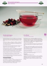 Früchtemischungen Fruit blends - Mount Everest Tea Company GmbH