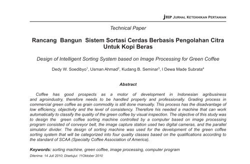 Rancang Bangun Sistem Sortasi Cerdas Berbasis Pengolahan ... - IPB