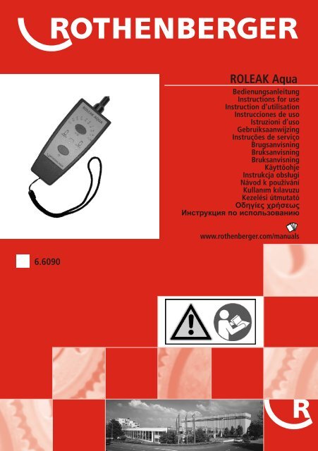 Detector de Fugas ROLEAK AQUA 3 PLUS Rothenberger