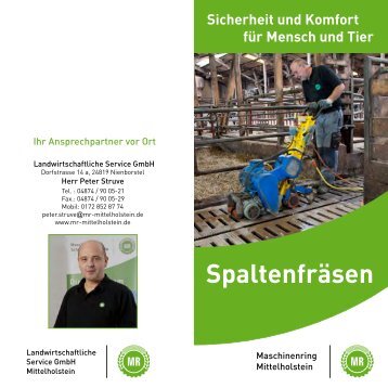 Spaltenfräsen - Maschinenring Mittelholstein eV