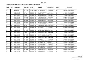 Cederberg RD VALUATION ROLL 2012.xlsx - Cederberg Municipality