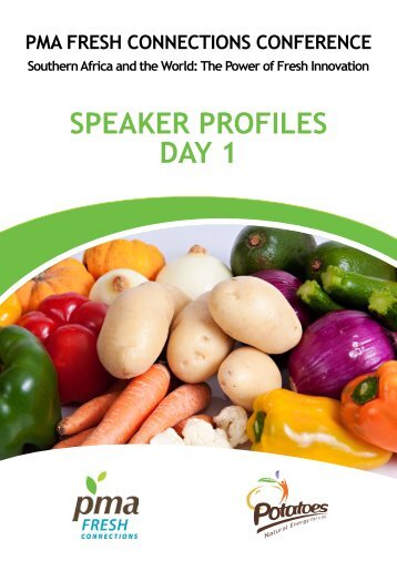 sPeAker ProFiles DAy 1 - Potatoes South Africa