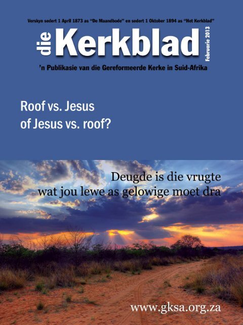 Die Kerkblad Februarie 2013.indd - CJBF