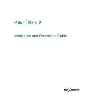 Patran 2008 r2 - MSC Software