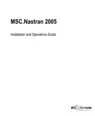 MSC.Nastran 2005 - MSC Software